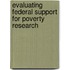 Evaluating Federal Support For Poverty Research
