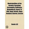 Municipalities of the German-speaking Community door Not Available