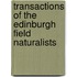 Transactions of the Edinburgh Field Naturalists