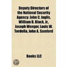 Deputy Directors of the National Security Agency door Not Available