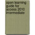 Open Learning Guide For Access 2010 Intermediate