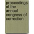 Proceedings Of The Annual Congress Of Correction