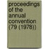 Proceedings of the Annual Convention (79 (1978))