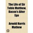 The Life Of Sir Tobie Matthew, Bacon's Alter Ego