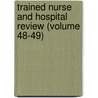 Trained Nurse and Hospital Review (Volume 48-49) door General Books