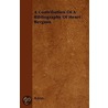 A Contribution Of A Bibliography Of Henri Bergson door anon.