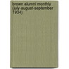 Brown Alumni Monthly (July-August-September 1934) door Brown University