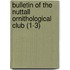 Bulletin of the Nuttall Ornithological Club (1-3)