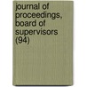 Journal of Proceedings, Board of Supervisors (94) door San Francisco Board of Supervisors
