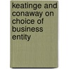 Keatinge and Conaway on Choice of Business Entity door Not Available