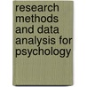 Research Methods And Data Analysis For Psychology door Stuart Wilson