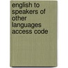English To Speakers Of Other Languages Access Code by Pearson Teacher Education