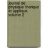 Journal de Physique Thorique Et Applique, Volume 2