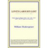 Love's Labour's Lost (Webster's Thesaurus Edition) door Reference Icon Reference