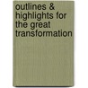 Outlines & Highlights for the Great Transformation door Karl Polanyi