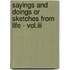 Sayings And Doings Or Sketches From Life - Vol.Iii