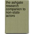 The Ashgate Research Companion To Non-State Actors