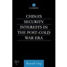 China's Security Interests In The Post Cold War Era by Russell Ong