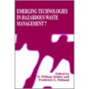 Emerging Technologies In Harzadous Waste Management door Frederick G. Pohland