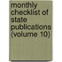 Monthly Checklist of State Publications (Volume 10)