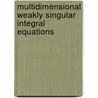 Multidimensional Weakly Singular Integral Equations door Gennadi Vainikko