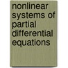Nonlinear Systems Of Partial Differential Equations door Anthony W. Leung