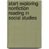 Start Exploring Nonfiction Reading in Social Studies