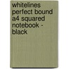 Whitelines Perfect Bound A4 Squared Notebook - Black door Onbekend