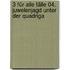 3 für alle Fälle 04. Juwelenjagd unter der Quadriga