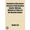 Branches of the Secret Services of the Russian Empire by Not Available
