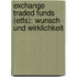 Exchange Traded Funds (etfs): Wunsch Und Wirklichkeit