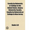 Faculty by University or College in the United States door Not Available