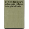 Gemeindeordnung Schleswig-Holstein / Doppik-Leitfaden door Reimer Bracker