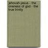 Jehovah-Jesus - The Oneness Of God - The True Trinity door Robert D. Weeks
