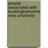 People Associated With Buckinghamshire New University by Not Available