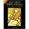 Southwest Desert Animals Stained Glass Colouring Book door John Green