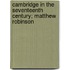 Cambridge In The Seventeenth Century; Matthew Robinson