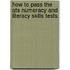 How To Pass The Qts Numeracy And Literacy Skills Tests