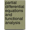 Partial Differential Equations And Functional Analysis door Jan Van Neerven