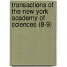 Transactions of the New York Academy of Sciences (8-9) door The New York Academy of Sciences