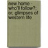 New Home - Who'Ll Follow?; Or, Glimpses Of Western Life