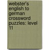 Webster's English To German Crossword Puzzles: Level 11 door Reference Icon Reference