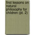 First Lessons On Natural Philosophy For Children (Pt. 2)