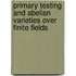 Primary Testing And Abelian Varieties Over Finite Fields