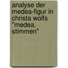 Analyse der Medea-Figur in Christa Wolfs "Medea. Stimmen" door Nicola Huber