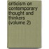 Criticism On Contemporary Thought And Thinkers (Volume 2)