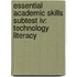 Essential Academic Skills Subtest Iv: Technology Literacy