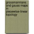 Grassmannians And Gauss Maps In Piecewise-Linear Topology