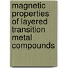 Magnetic Properties Of Layered Transition Metal Compounds door L.J. de Jongh