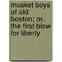 Musket Boys Of Old Boston; Or, The First Blow For Liberty